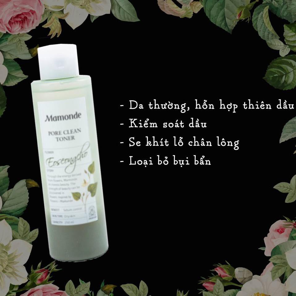 Nước Hoa Hồng Diếp Cá Mamonde Toner 250ML