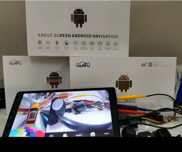 Camera 360 độ kèm màn hình android 9 inch cho ô tô