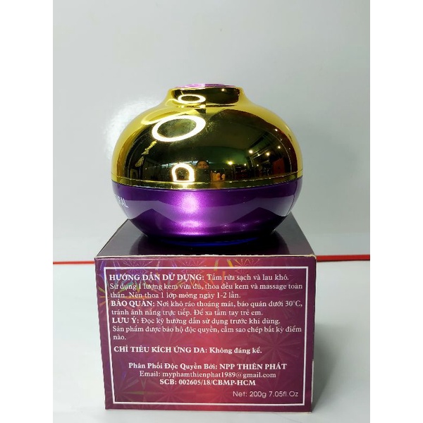 Seven beauty thiên phát kem body thảo dược -colagen tươi