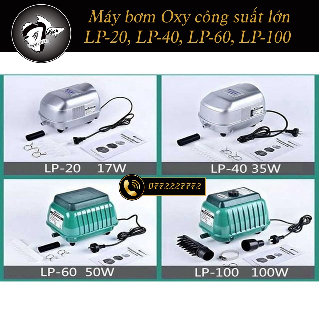 Máy Bơm Oxy Công Suất Lớn Resun LP-20, LP-40, LP-60, LP-100