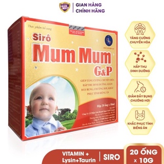 Mum mum g&p hộp/20 ống nhựa