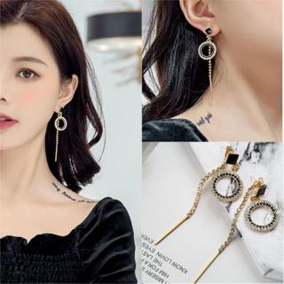 [Lisa]Bông tai tua rua dài đính đá thời trang