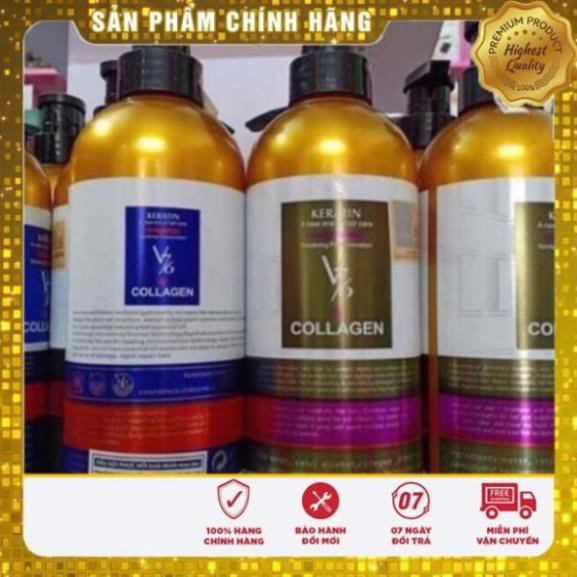 Dầu gội kerati v76 phục hồi siêu mượt kiềm dầu sạch gàu hương thơm quyến rũ cặp gội xả v76 keratin complex nano 800ml