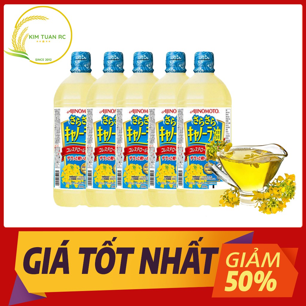 Dầu Hoa Cải Ajinomoto (1000g) Bảo Vệ Sức Khỏe, Chăm Sóc Sắc Đẹp - Nội Địa Nhật Bản