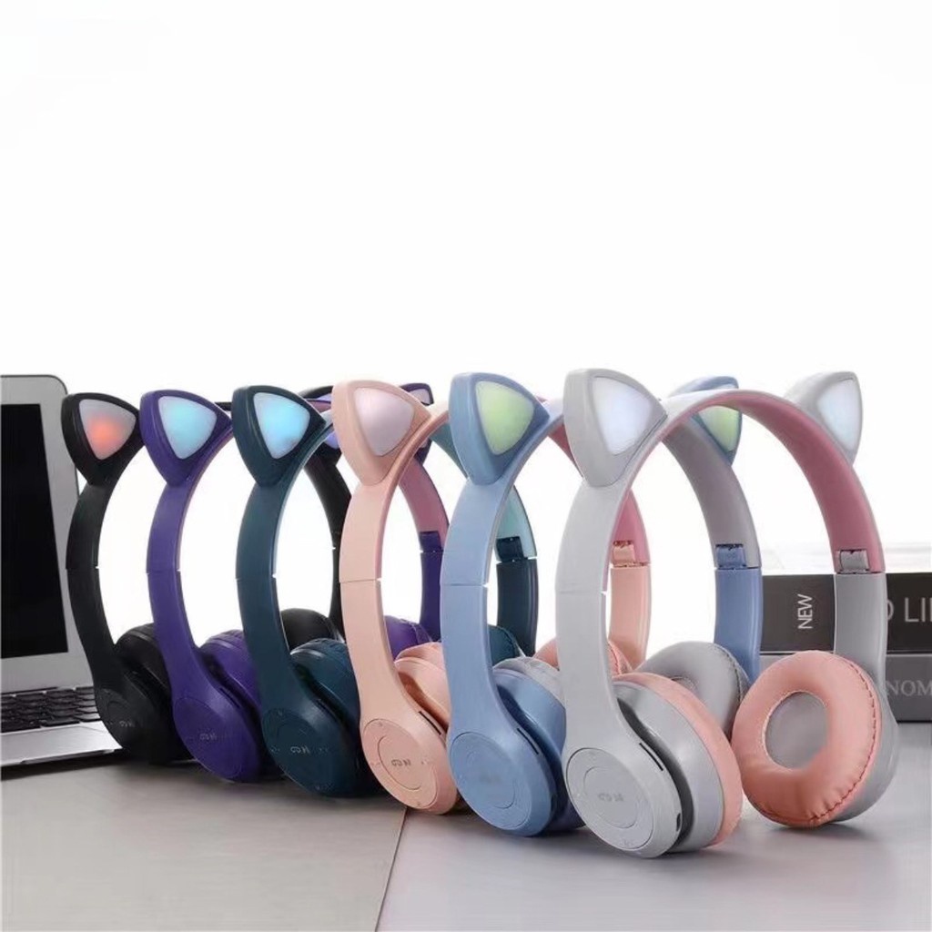 Tai Nghe Headphone Bluetooth chụp tai không dây P47, Âm Thanh Cực Đỉnh, Học Online-Gaming ( Có Khe Cắm Thẻ Nhớ)/Max
