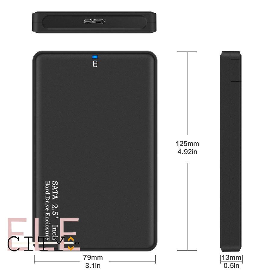 ✨COD✨2.5-Inch Mobile Hard Disk Case Support 2TB HDD SATA to USB 3.0 SSD HDD