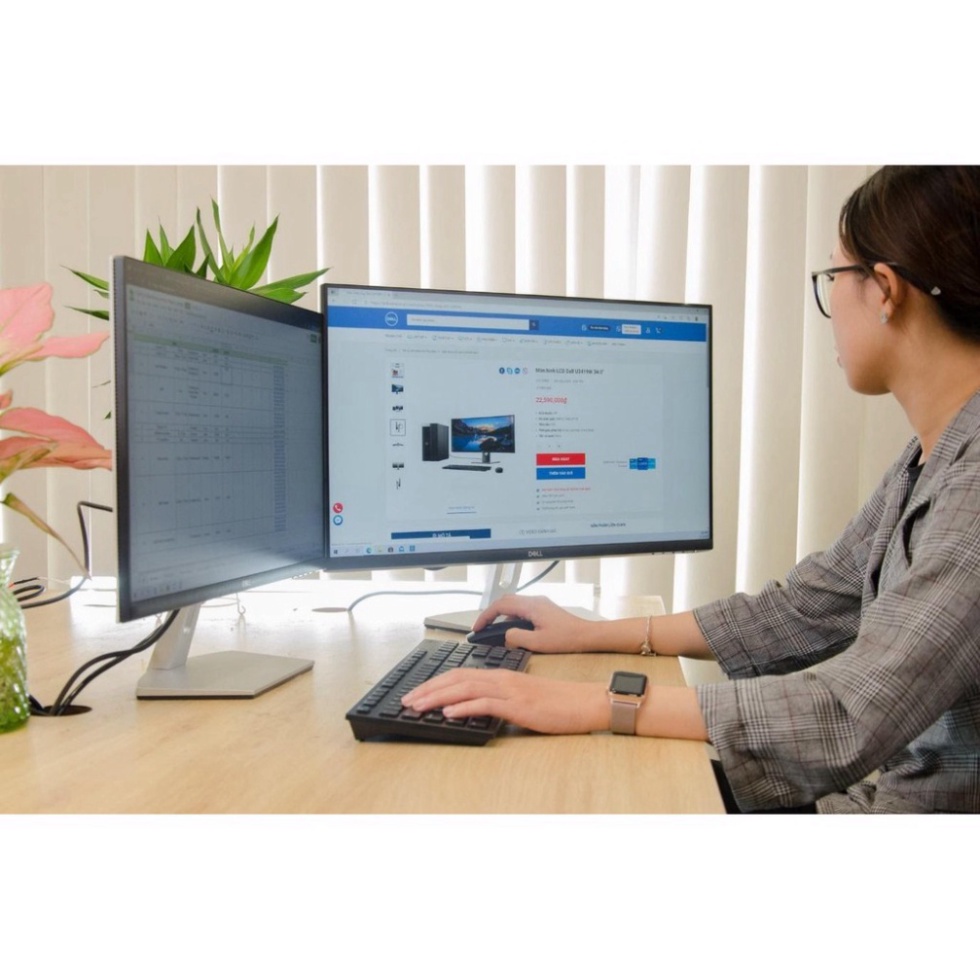 Màn hình Dell S2721HN 27 inch FHD IPS 75 Hz - xịn BH 36 tháng