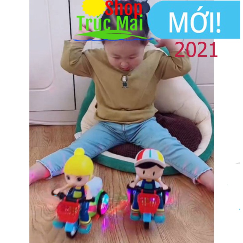 Đồ Chơi Em Bé Đi Xe Đạp Phát Nhạc Có đèn đồ chơi trung thu 2023