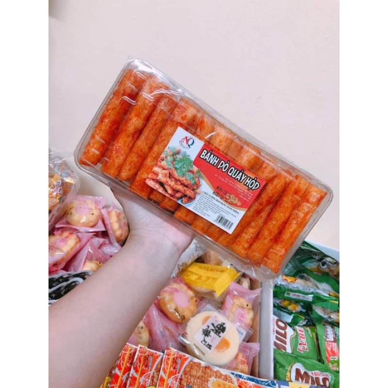 Bánh pò quẩy hộp❤️ Bánh ăn vặt tuổi thơ siêu ngon