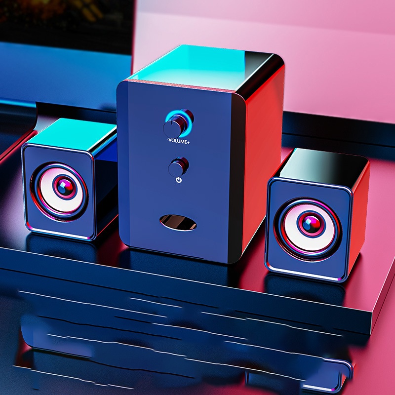 Loa Máy Tính - Loa Để Bàn Cao Cấp SADA Loại Có Dây và Bluetooth Âm Bass Mạnh Mẽ Kết Nối Được Với ĐT - PC - Laptop - Tivi