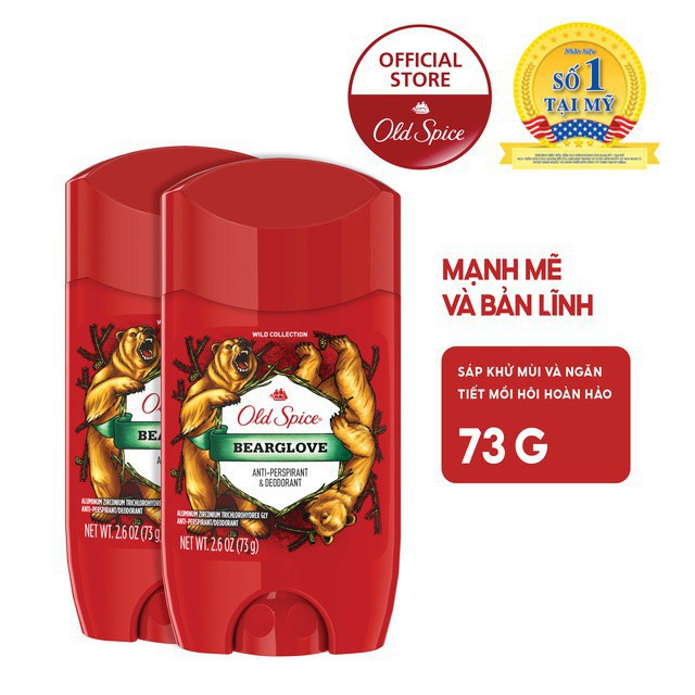 Sáp khử mùi Old Spice Bearglove 73g