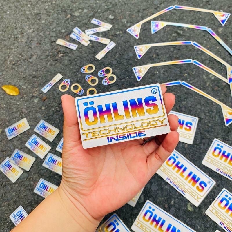 Tem Titan Dán Dè Chắn Bùn Ohlins