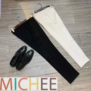 Quần âu nam MICHEE chất vải tuyết mưa ,co giãn 4 chiều dáng ôm body chống nhăn | BigBuy360 - bigbuy360.vn