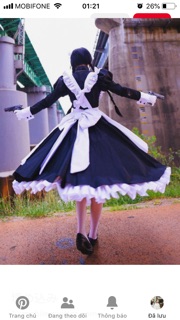 Mẫu cosplay cô hầu gái