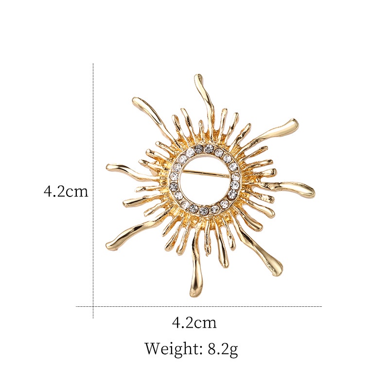 Trâm Cài Áo Hình Ngôi Sao Đính Đá Và Ngọc Trai Thời Trang Âu Mỹ Cho Nữ