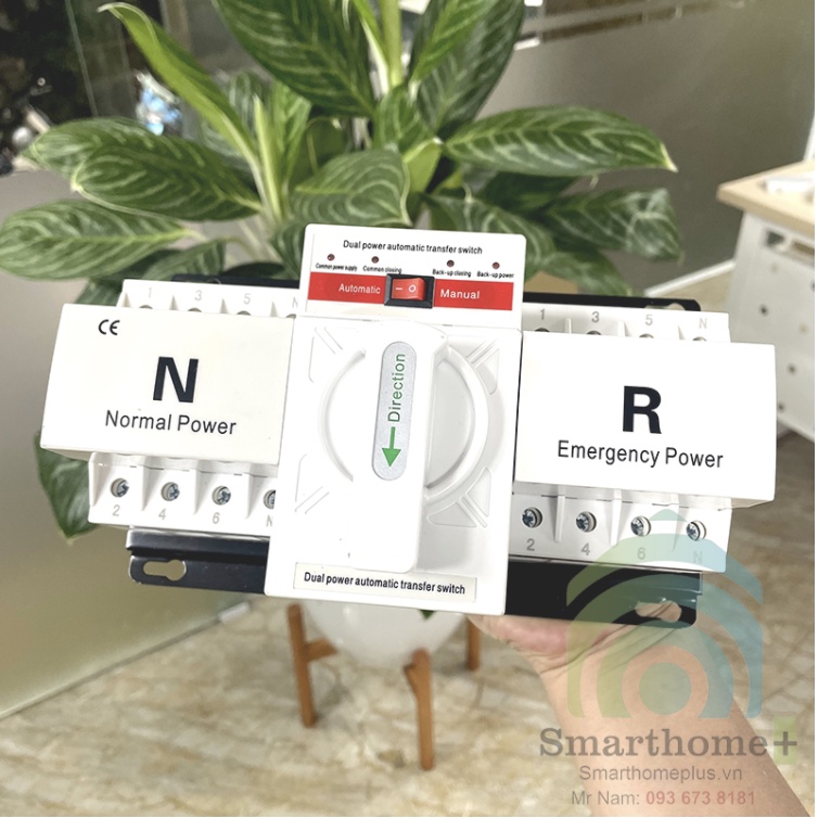 Cầu Dao Chuyển Nguồn Đảo Chiều Tự Động ATS 63A SHP-ATS1