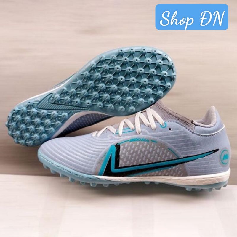 Giày đá bóng cổ thun Winbro N-Mercurial đã khâu đế Xám