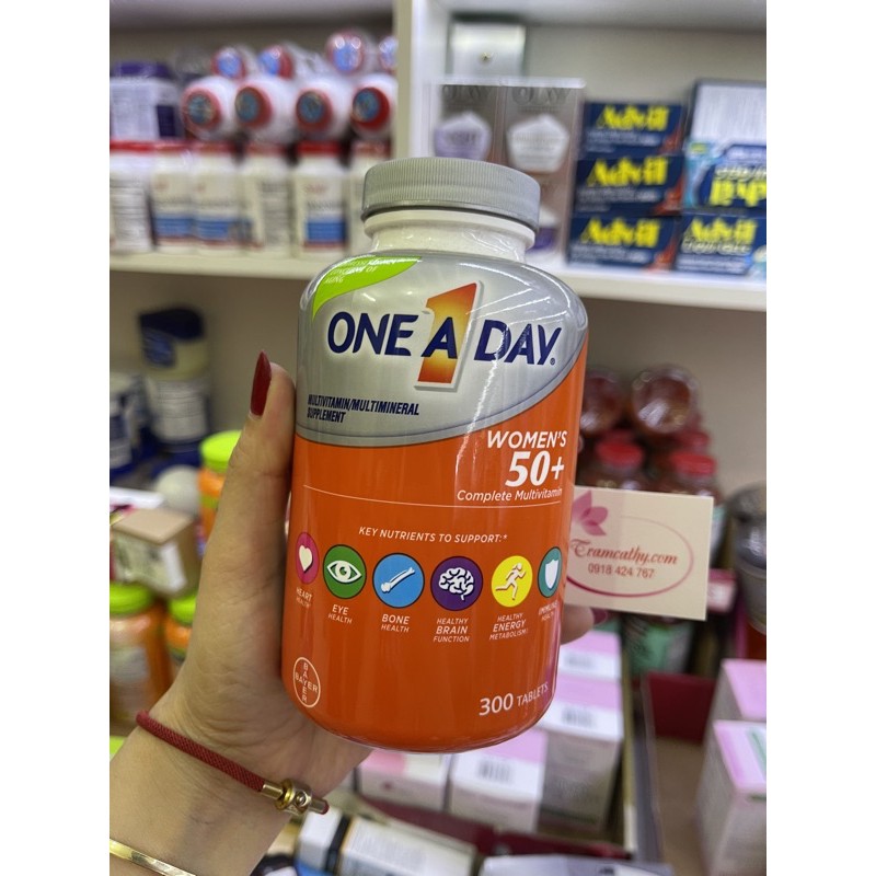 [Mã SR14MAY5 giảm 20K đơn 50K] [HSD 5-2022] one a day women 50 -one day women 50 bổ dành cho nữ trên 50 tuối