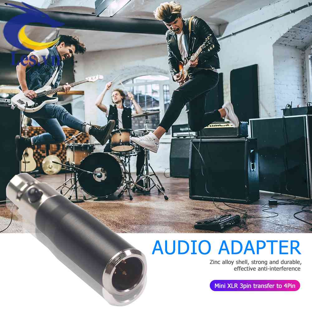 Đầu Chuyển Đổi Mini XLR 3 Pin Sang Mini XLR 4 Pin