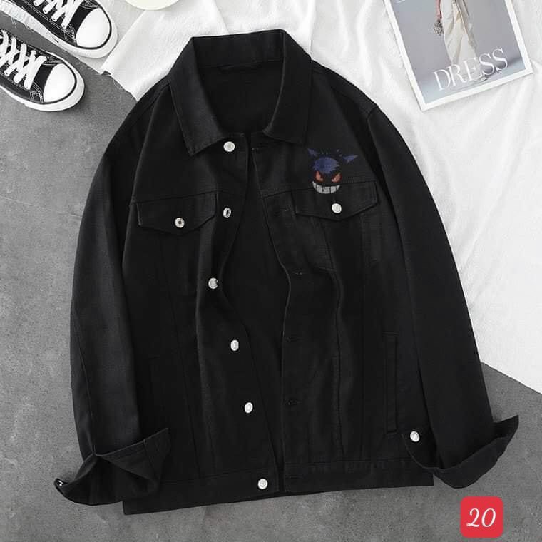 Áo khoác Jean Nam Màu Xanh Rách Thiết Kế Trẻ Trung chất vải denim dày dặn có túi tiện lợi, Áo khoác nam Tfahsion KN20