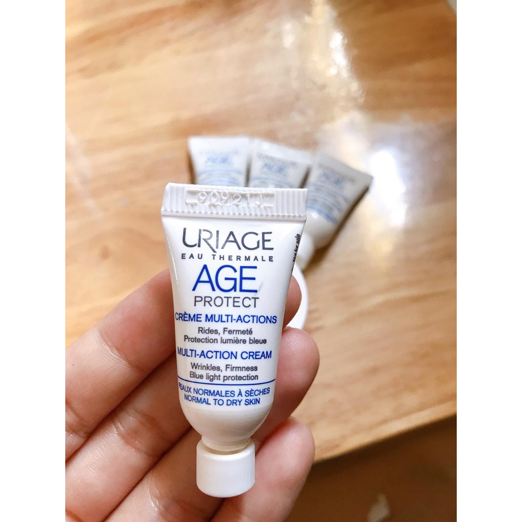 [URIAGE Trial set] Mặt nạ ngủ minisize URIAGE EAU THERMALE và 5 tuýp mini AGE PROTECT CR MULTI-ACT T 3ML