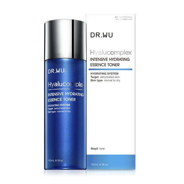 DR.WU - Essence Toner Cấp Ẩm Chuyên Sâu Dành cho Da Thường Đến Khô - Hyalucomplex Intensive Hydrating Chai 150ML