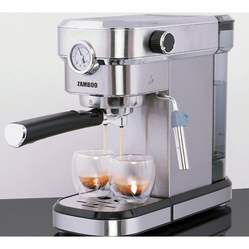 Tặng Quà Máy pha cà phê Espresso Zamboo ZB-99PRO (15 bar,1450W) Tặng 500Gram Coffee Superpower