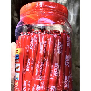 Xúc Xích Vissan Boom Boom Hũ Nhựa (50 Cây x 23g) Khối Lượng 1,15kg Thương Hiệu Mai Vàng | BigBuy360 - bigbuy360.vn