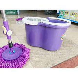 BỘ CHỔI LAU NHÀ 360 ĐỘ CÔNG NGHỆ THÁI LAN TẶNG KÈM 1 BÔNG LAU