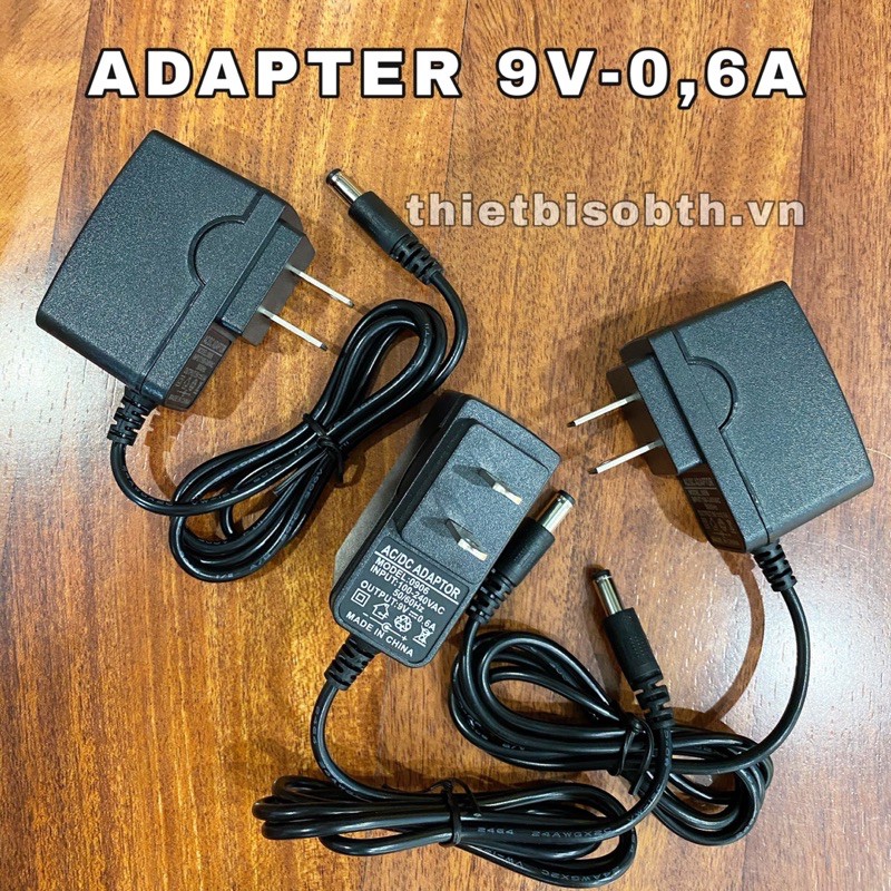 Nguồn 9V-0,6A - Adapter 9V-0.6A Cho Bộ Phát Wifi Tplink. tenda