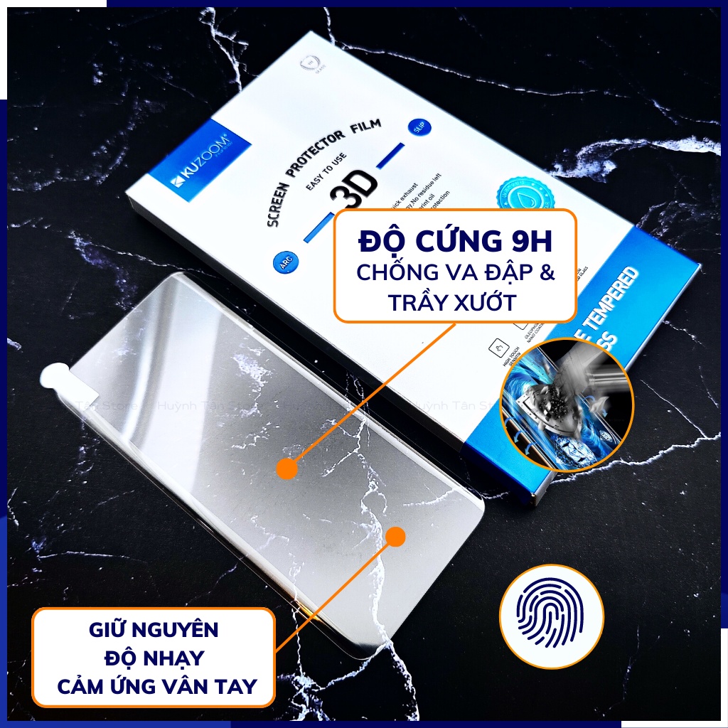 Kính cường lực find x2 pro x3 x5 UV trong suốt keo lỏng chính hãng kuzoom chống va đập vân tay nhạy huỳnh tân store