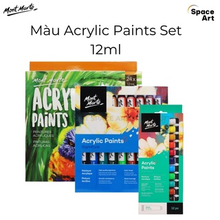 Màu Acrylic Paints Set 12ml Mont Marte