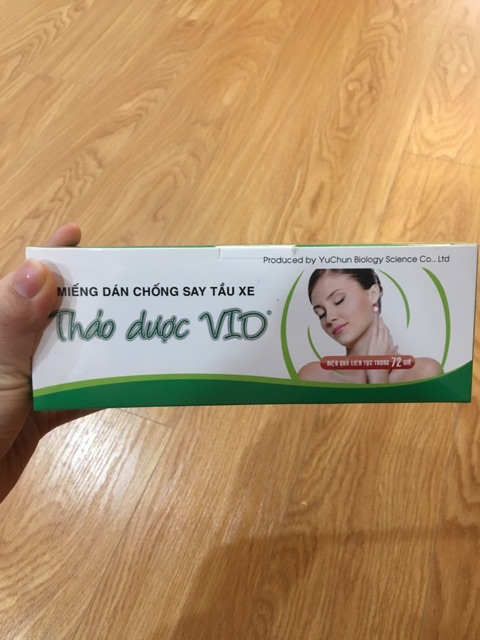 Date mới (Rẻ nhất) ) (Nhà thuốc Đức Hiền) Miếng dán thảo dược chống say tàu xe Vio (Rê Vô Địch)