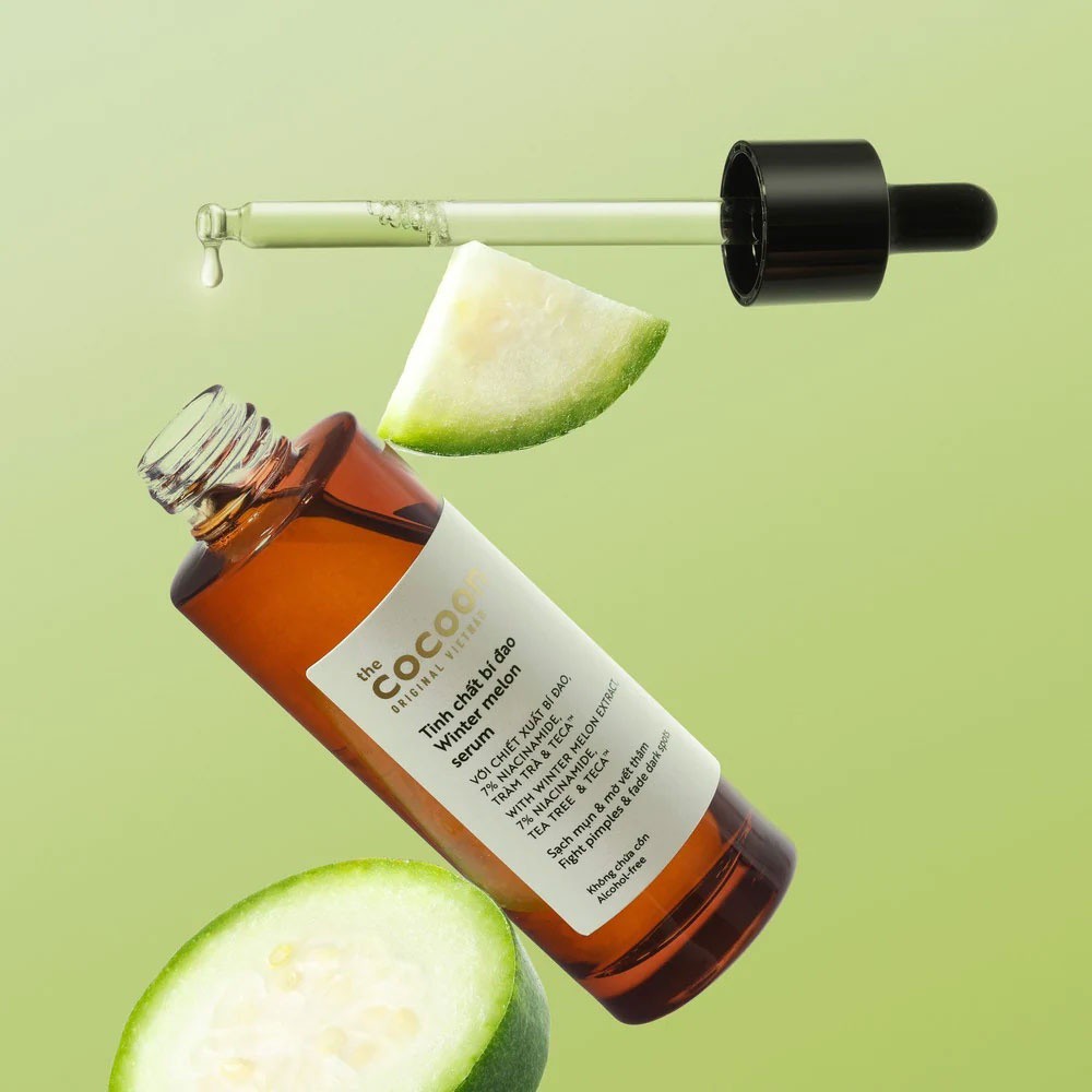 Tinh Chất Bí Đao Cocoon - Serum Hỗ Trợ Kiểm Soát Dầu Và Mờ Thâm Cocoon 70ml