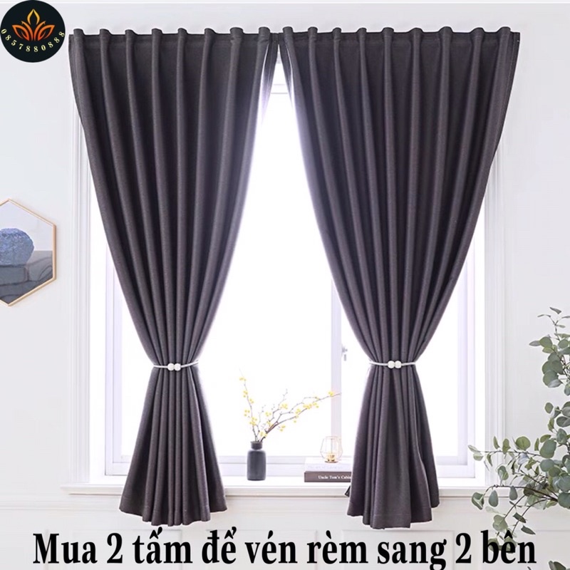 [SIÊU XỊN] Rèm cửa dán tường ,rèm vải thô cản nắng 100%