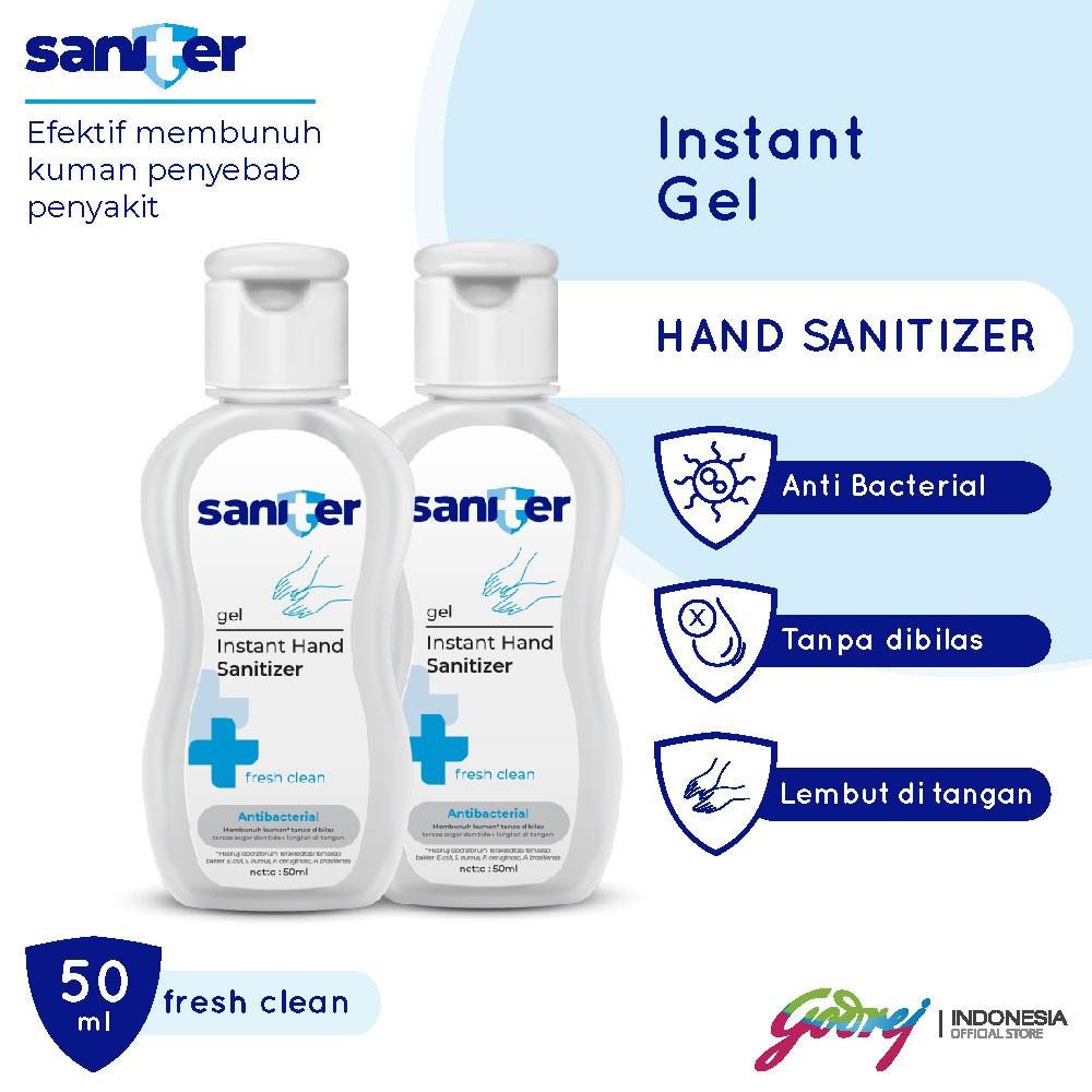 (Hàng Mới Về) Gel Rửa Tay Saniter 50ml X2 | BigBuy360 - bigbuy360.vn