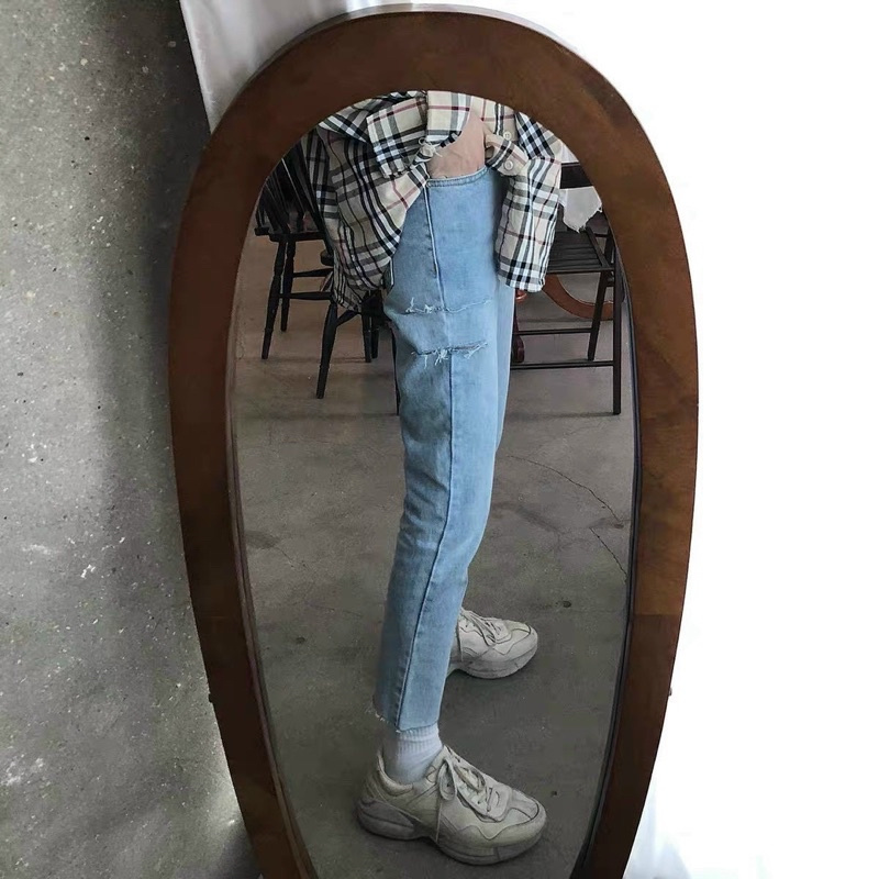 Quần skinny jean rách đùi Unisex (ảnh thật)