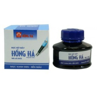 6 lọ mực bút máy Hồng Hà ( màu xanh)