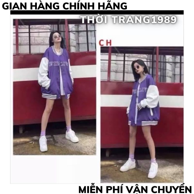 Áo Khoác Dù BOMBER MAR.CUS. Ulzzang Unisex ,áo khoác hàn quốc ulzzang thời trang 1989