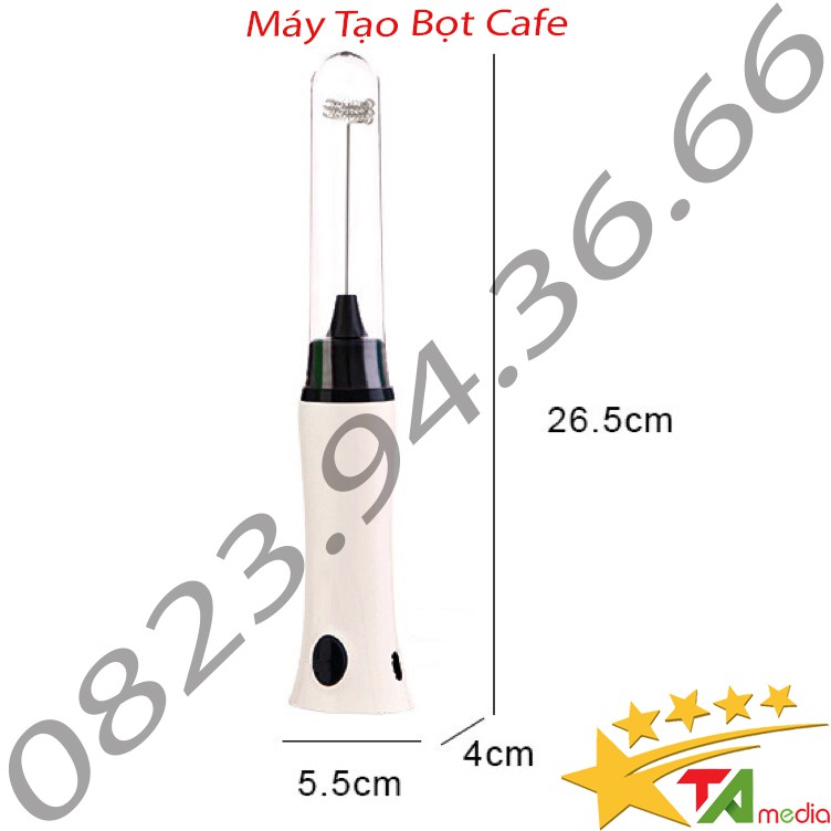 Máy khuấy sữa tạo bọt cafe cầm tay - có dây sạc