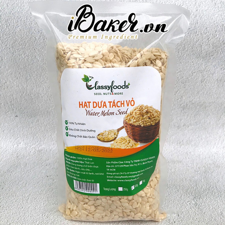 Nhân Hạt Dưa 500g - Nguyên Liệu Làm Bánh Trung Thu