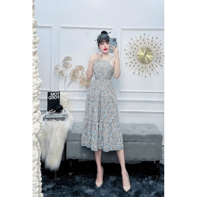 [HCM] Đầm maxi hoa đi biển cho mùa hè thời trang trẻ trung hot hit cho các nàng KME FASHION