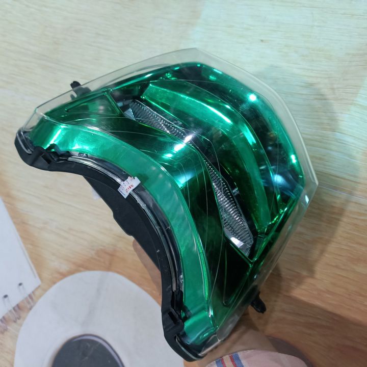 Đèn pha 2 tầng màu Xanh lá siêu ấn tượng cho dòng xe Wave - SPA-DG