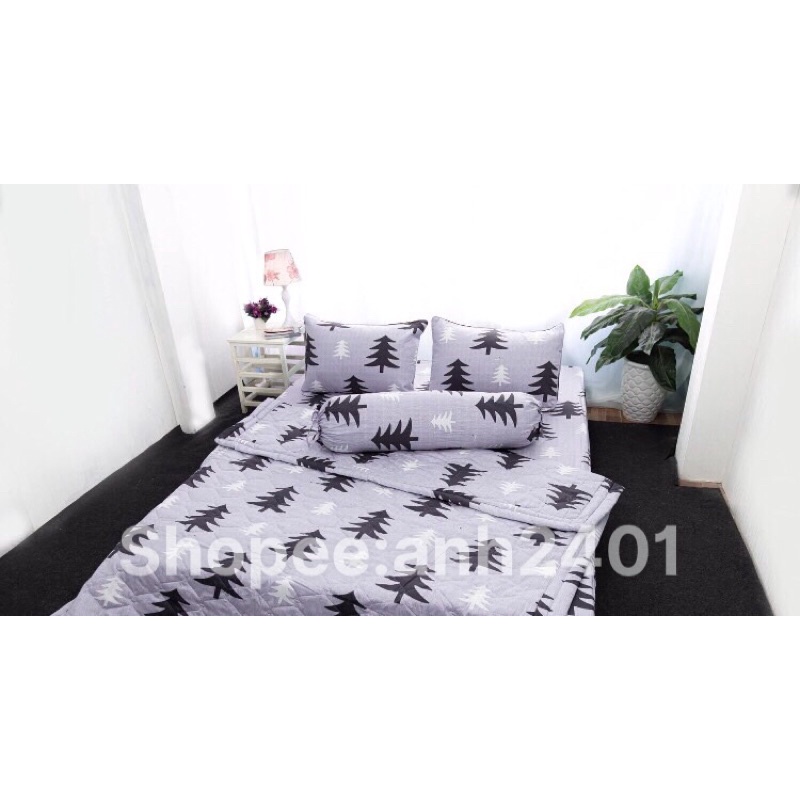 Drap Thắng Lợi size 1m8x2m nệm 3-17cm ga lẻ hoặc bộ ga gối 4 món Ib chọn thêm mẫu