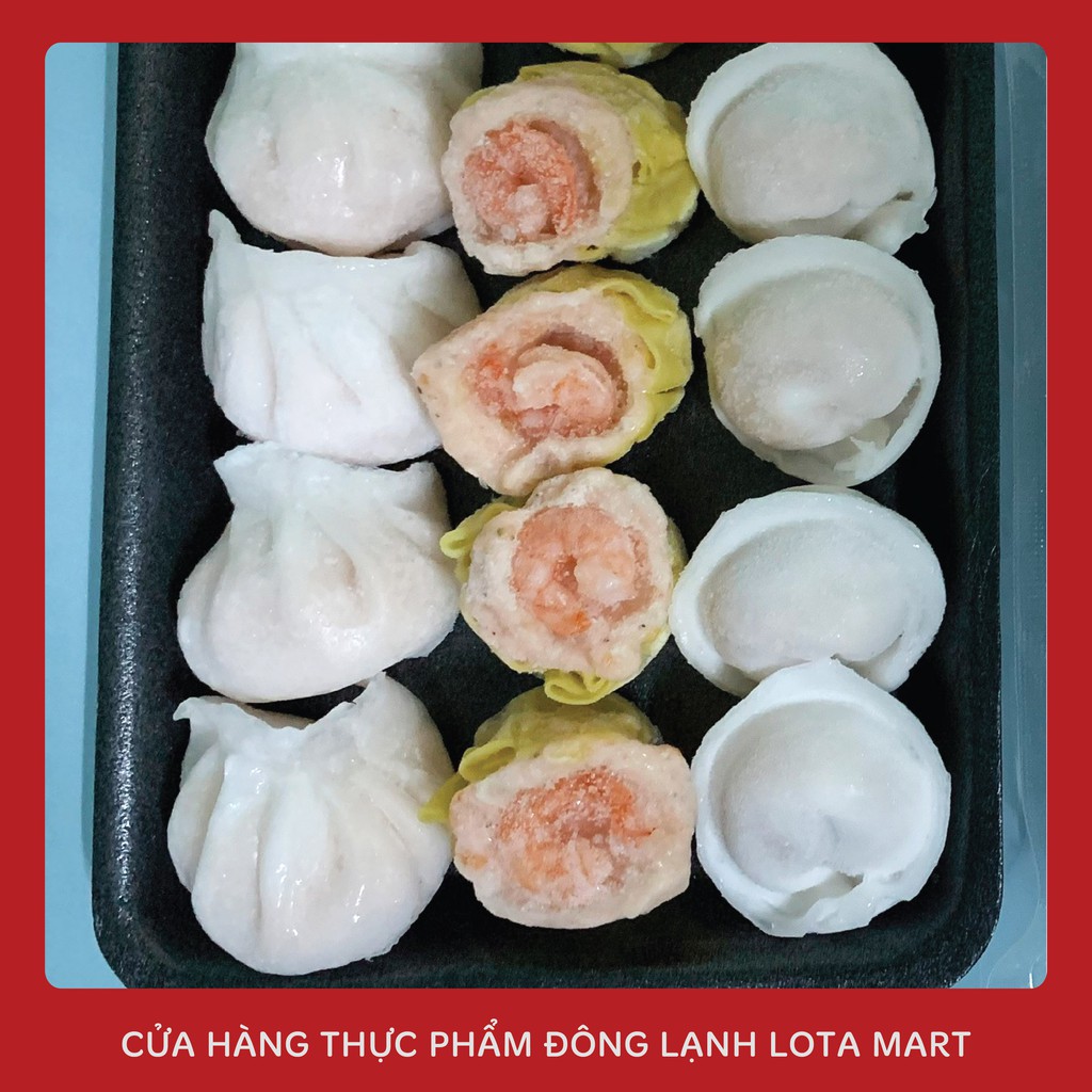 Dimsum Điểm Tâm Hongkong Há Cảo Tôm , Xíu Mại Tôm , Xíu Mại Tôm Thịt