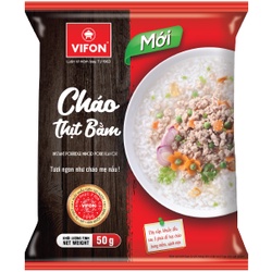 Cháo các loại Cháo thịt bằm,Cháo cá,Cháo gà Vifon/Cháo thịt bằm Gấu Đỏ/Cháo Yến Việt gói 50g