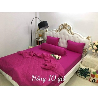 (FREESHIP) BỘ GA (4 MÓN) THUN LẠNH HÀN QUỐC, MÁT LẠNH (1 GA + 2 GỐI NẰM + 1 GỐI ÔM)