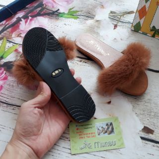 Combo 2 đôi Dép lông quai bản mẹ & bé_MUNSU