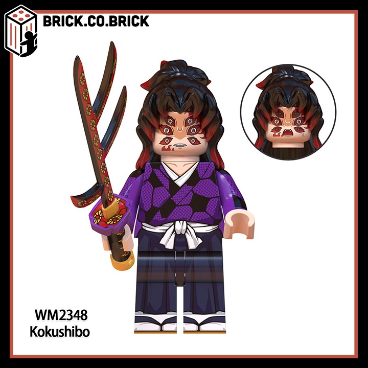 Thanh Gươm Diệt Quỷ Demon Slayer Thượng Huyền Nhất Đồ chơi Lắp ráp Kokushibo Muzan Yoriichi WM6138