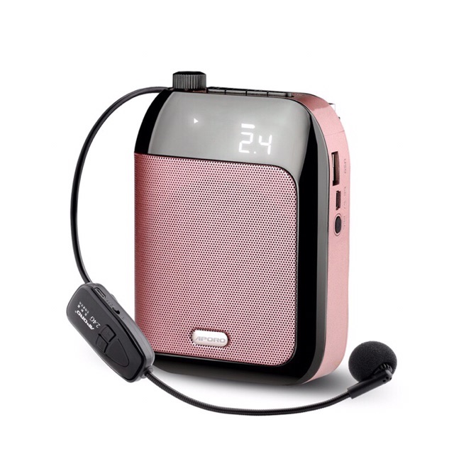 Mic trợ giảng không dây aporo t9 hàng chính hãng 2,4g